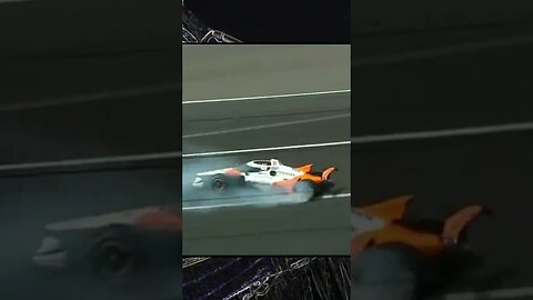 HUGE wreck at the Indy 500: Tire Flies into the Grandstands & Hits a Parked Car! #shorts