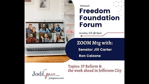 MO Freedom Forum on Concurrent Majority Ratification w/Senator Carter