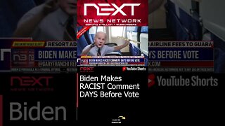 Biden Makes RACIST Comment DAYS Before Vote #shorts