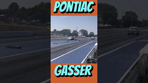 Pontiac Gasser Full Send Drag Race! #shorts