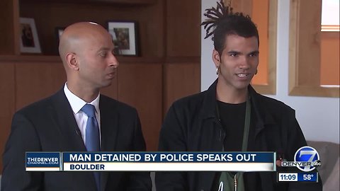Boulder man detained by police speaks publicly for first time