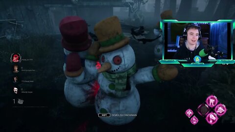 3 Dancing Snowmen... Nothing To See Here... [DBD Stream Clip]