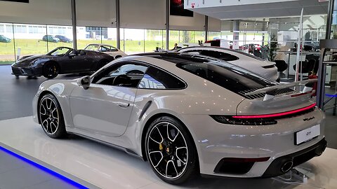 8k Crayon Porsche 992 Turbo S in super high resolution at Porsche Center Jönköping [8k]