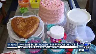 Mom says Masterpiece Cakeshop refused to put rainbows on daughter's birthday cake