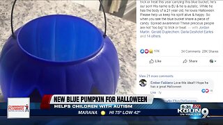 Trick or treating for all: How blue pumpkins are helping kids with Autism.