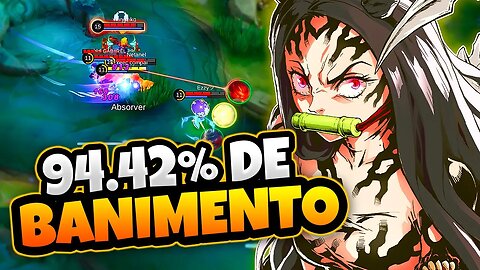 ELA É O HERÓI MAIS BANIDO DO MUNDO TODO! | MOBILE LEGENDS