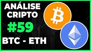 ANÁLISE CRIPTO #59 - BTC BITCOIN E ETHEREUM - MERCADO LATERAL!! IREMOS ROMPER OS 24K ???