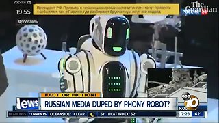 Dancing robot was a fake?