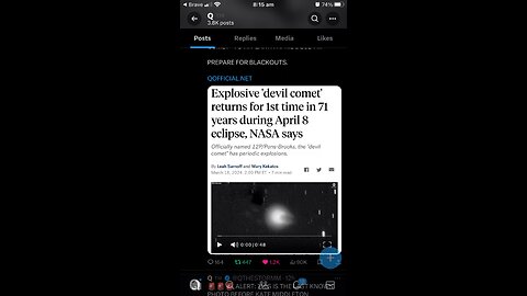 NASA : 08/04/2024 eclipse, Q Clock