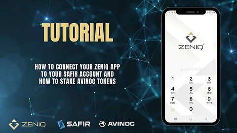 How to stake Avinoc in Zeniq Nomo App ?