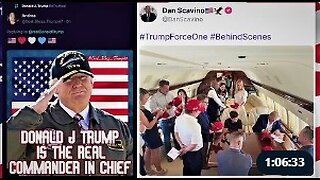 Trump Just ReTruthed He's "The Real Commander-In-Chief" Scavino adds, "Behind The Scenes" Right on Q