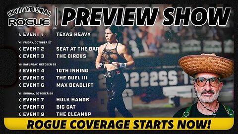 Rogue Day 1 | Preview show | Individual Event 1