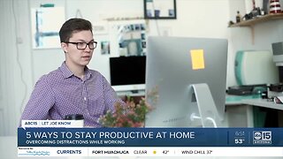 5 ways to stay productive at home