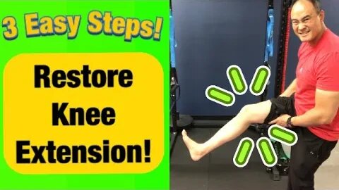 3 Easy Steps To Restore Full Knee Extension! (Terminal Knee Extension) | Dr Wil & Dr K