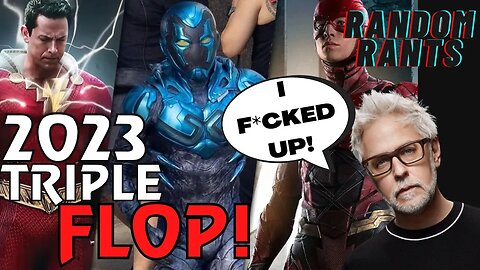 Random Rants: BLUE BEETLE BOMBS! DC Adds Yet ANOTHER Box Office Flop, Making It #3 For 2023!