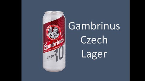 Gambrinus Czech Lager Review