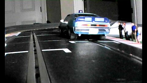 A Quick Rip Around the Slot Car Track at Night