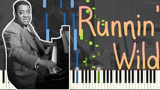 Art Tatum - Runnin' Wild 1946 (Fast Harlem Stride Piano Synthesia)