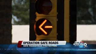 City of Tucson using flashing yellow lights to improve pedestrian safety