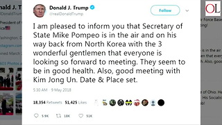 Trump Greets Americans Freed From North Korea