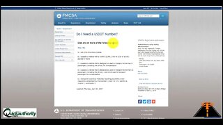 Getting Your Own USDOT Number by Trucking Inside