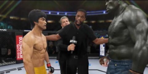 Bruce Lee vs. Incredible Hulk - EA Sports UFC 4 - Epic Fight