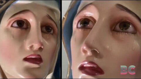 Virgin Mary statue filmed ‘crying’ with eyes turning red