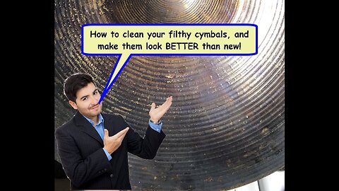 The BEST method to clean cymbals, a step-by-step guide!