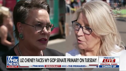 Trump-Backed Liz Cheney Challenger Leading in Poll Ahead of Primary