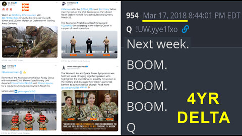 💥March 17 - "Boom" Delta Q Day Crumbs from US Military / Pompeo💥