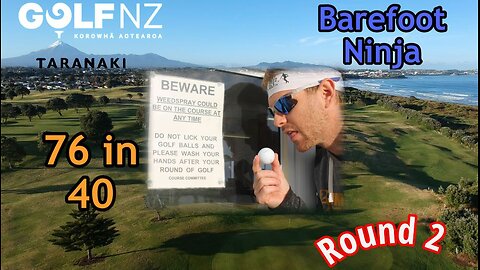 Nick 'The Barefoot Ninja' - Round 2 FULL Highlights - 2023 New Zealand Speedgolf Open