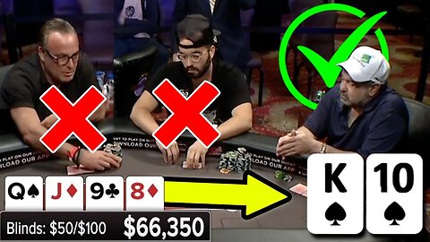 When ALL 3 Players Hit Their Straight | Poker Hand of the Day presented by BetRivers