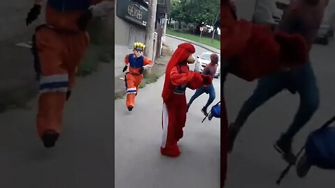 SUPER PULOS NINJAS NA CARRETA DA ALEGRIA FURACÃO, DANÇANDO FOFÃO, O MÁSKARA, BEN10 E PATATI