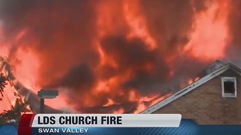 LDS church burns down in eastern Idaho