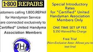 The UHA and 1800Repairs team up.