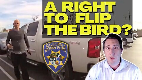 Is There a Right to Flip The Bird to Police?