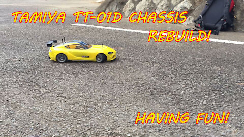 Tamiya TT-01D Chassis Rebuild, Having Fun With It!