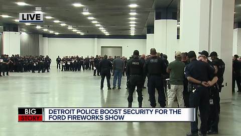 Police boosting security for annual Detroit fireworks