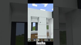 How to build a Modern House in Minecraft part 6 #minecraft #minecraftsimple #modernarchitecture