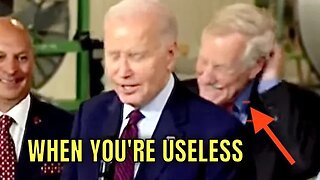 Biden is FORCED to come BACK on stage after he FORGOT to sign his executive order…