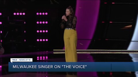 Milwaukee resident Anna Grace appears on 'The Voice' Monday night