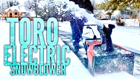 Best Electric Snow Blower! Toro Power Clear Review