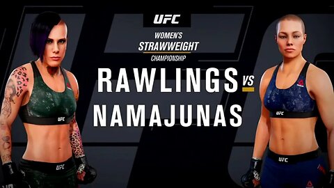 EA Sports UFC 3 Gameplay Rose Namajunas vs Bec Rawlings