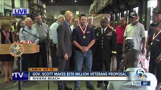 Gov. Scott proposes using $170M to help Florida veterans