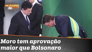 Com aprovação maior que a de Bolsonaro, Moro é o ministro mais popular do governo