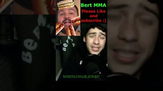 Bert MMA roasts and destroys MMA Joey #3 - Imagine going to McDonald's five times a day. Unreal dude