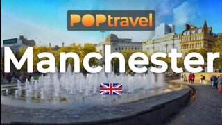 Walking in MANCHESTER / England (UK) 🇬🇧- City Tour (2019) - 4K 60fps (UHD)