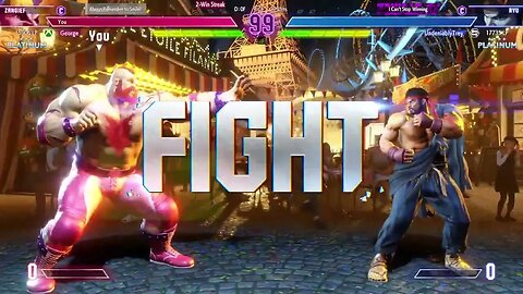 Street Fighter 6 Zangief vs Ryu BO3