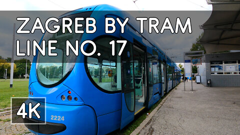 Zagreb Tram Rides - Tram Line No. 17: Prečko - Borongaj, Borongaj - Prečko - 4K UHD