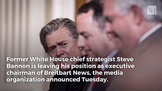 Bannon Steps Down From Breitbart